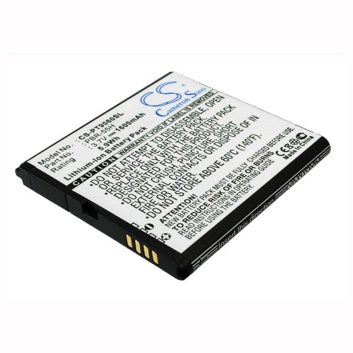 3.7V, 1600mAh, Li-ion Battery fits Pantech, P9060, Pocket, 5.92Wh