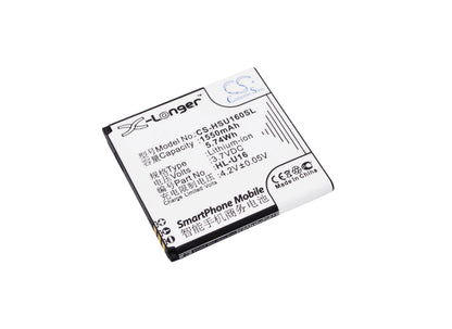 3.7V, 1550mAh, Li-ion Battery fits Hosin, U16, 5.735Wh