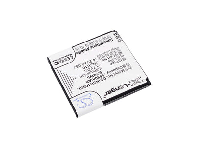 3.7V, 1550mAh, Li-ion Battery fits Hosin, U16, 5.735Wh