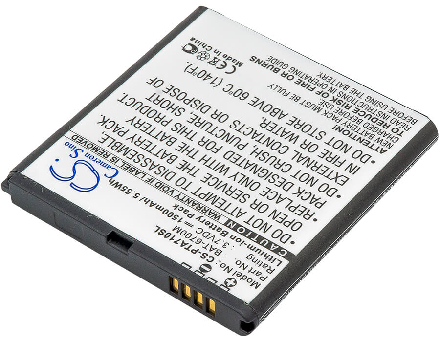 3.7V, 1500mAh, Li-ion Battery fits Sky, Im-a710, Im-a710k, 5.55Wh