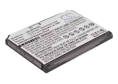 3.7V, 1100mAh, Li-ion Battery fits Vodafone, Vpa Touch, 4.07Wh
