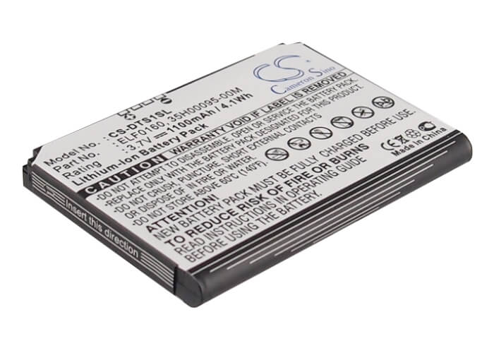3.7V, 1100mAh, Li-ion Battery fits O2, Xda Nova, 4.07Wh