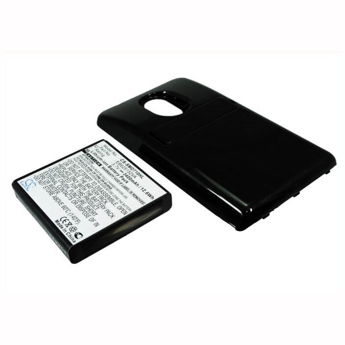 3.7V, 3400mAh, Li-ion Battery fits Sprint, Epic Touch 4g, Galaxy S Ii, 12.58Wh