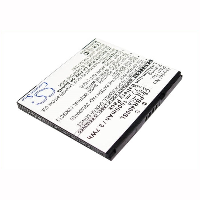 3.7V, 1000mAh, Li-ion Battery fits Pantech, Laser P9050, P9050, 3.7Wh