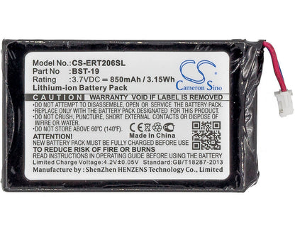 3.7V, 850mAh, Li-ion Battery fits Sony Ericsson, T206, 3.145Wh