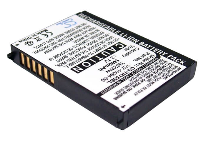 3.7V, 1400mAh, Li-ion Battery fits Palm, Treo 755, Treo 755p, 5.18Wh