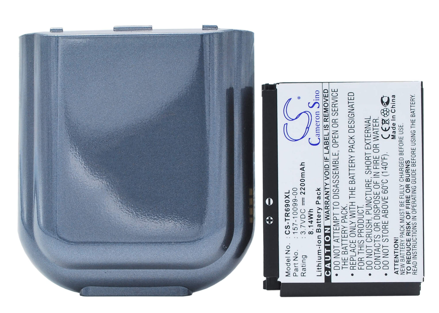 3.7V, 2200mAh, Li-ion Battery fits Palm, Otto, Treo 500, 8.14Wh