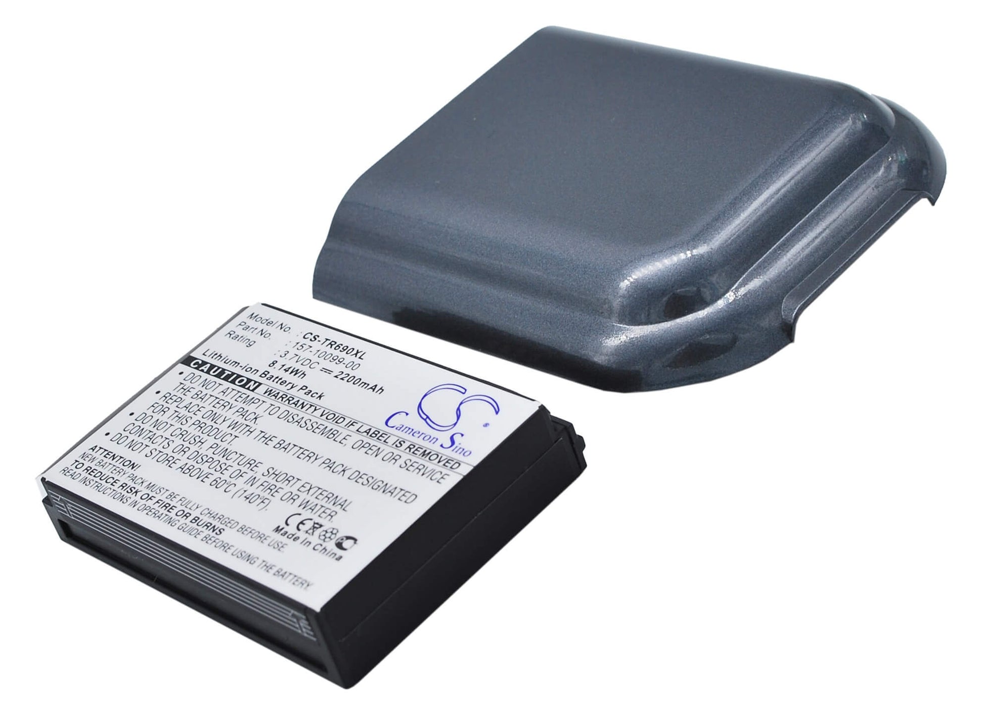 3.7V, 2200mAh, Li-ion Battery fits Palm, Otto, Treo 500, 8.14Wh