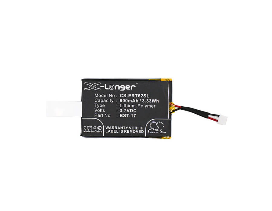 3.7V, 900mAh, Li-Polymer Battery fits Sony Ericsson, T60, T60c, 3.33Wh