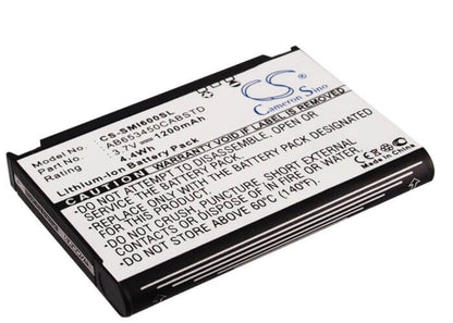 3.7V, 1200mAh, Li-ion Battery fits Samsung, Access A827, Ace I325, 4.44Wh