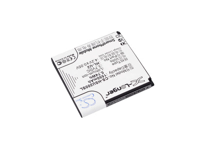3.7V, 1550mAh, Li-ion Battery fits Hosin, U2, 5.735Wh