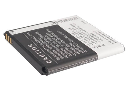 3.7V, 1650mAh, Li-ion Battery fits Lenovo, A60+, 6.105Wh