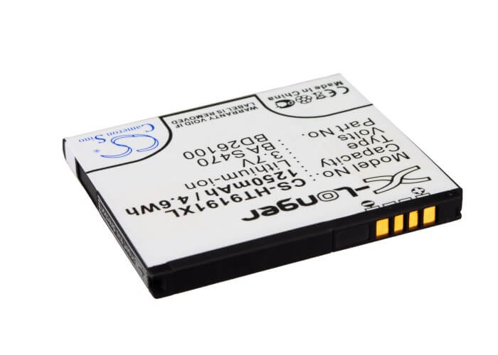3.7V, 1250mAh, Li-ion Battery fits Htc, 7 Surround, A9191, 4.625Wh