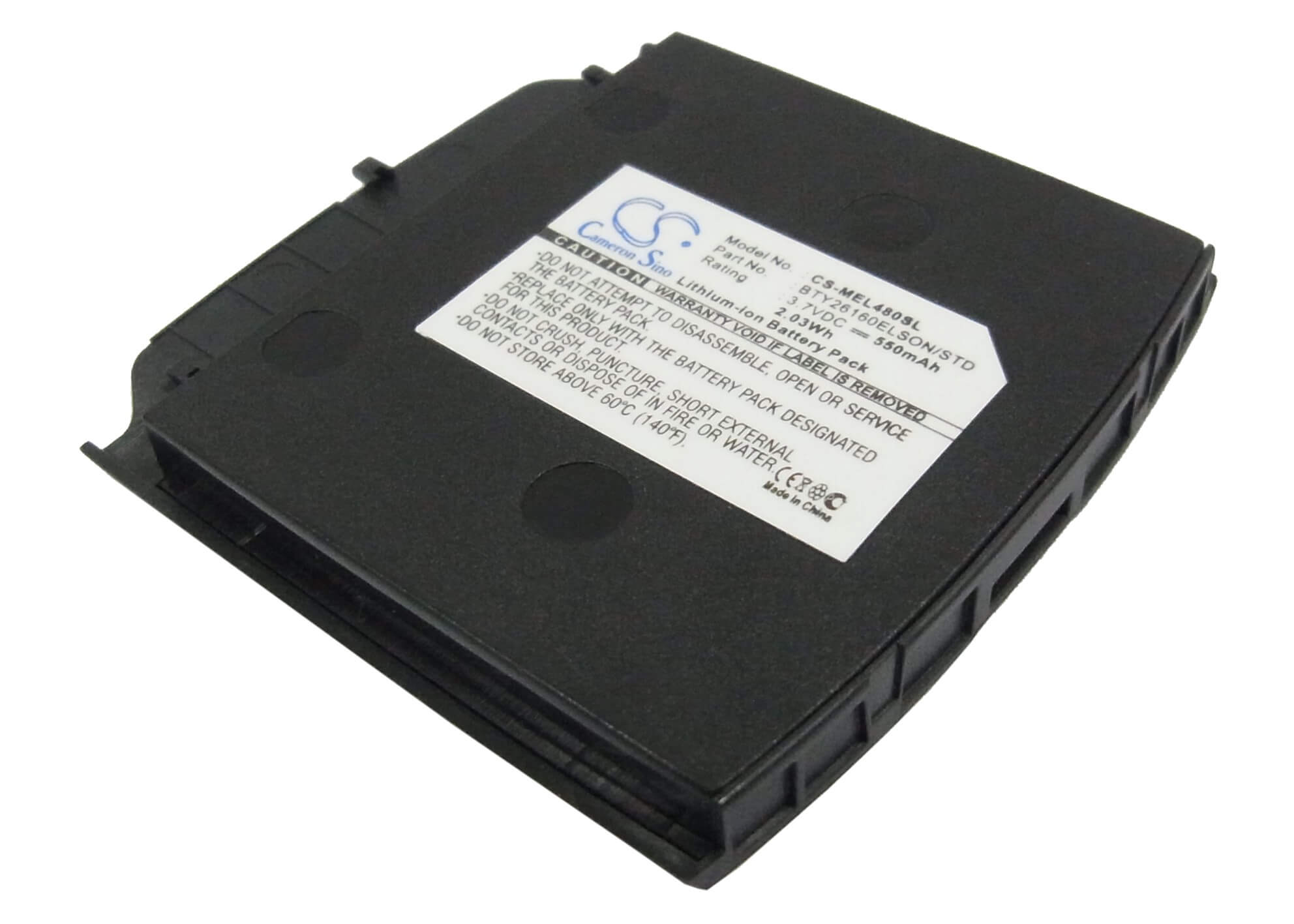 3.7V, 550mAh, Li-ion Battery fits Emporia, Elson El480, 2.035Wh