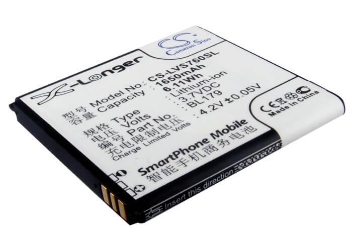 3.7V, 1650mAh, Li-ion Battery fits Pioneer, E60w, Pap4322 Duo, 6.105Wh