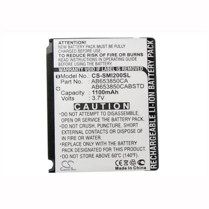 3.7V, 1100mAh, Li-ion Battery fits Samsung, Behold Ii T939, Gt-i809, 4.07Wh