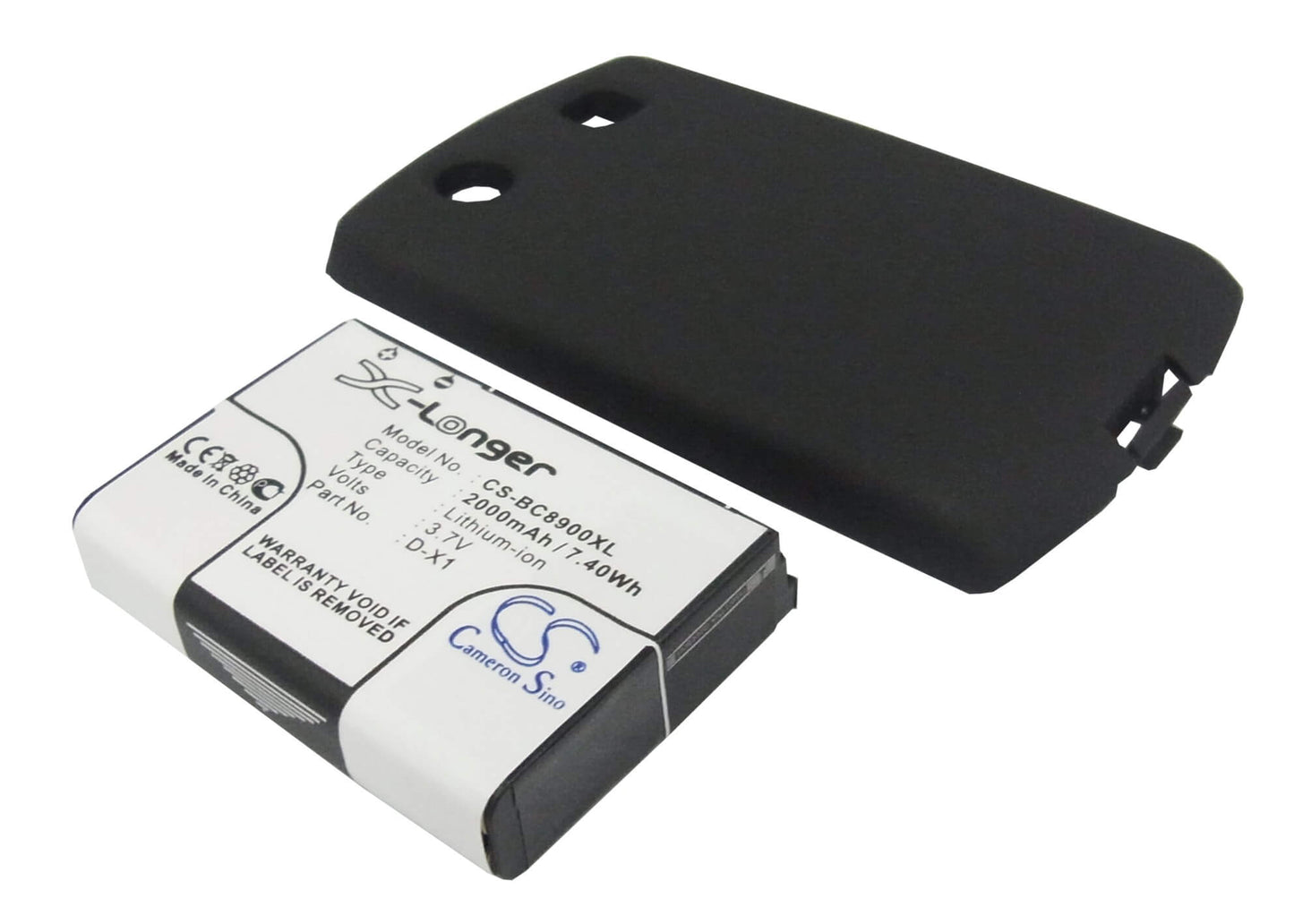 3.7V, 2000mAh, Li-ion Battery fits Blackberry, 8900, Curve 8900, 7.4Wh