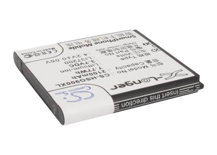 3.7V, 2100mAh, Li-ion Battery fits Hisense, Hs-eg900, 7.77Wh