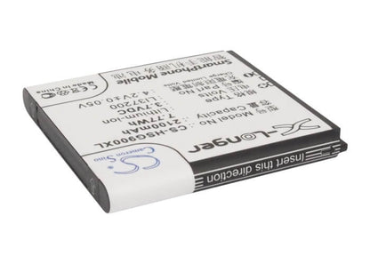3.7V, 2100mAh, Li-ion Battery fits Hisense, Hs-eg900, 7.77Wh