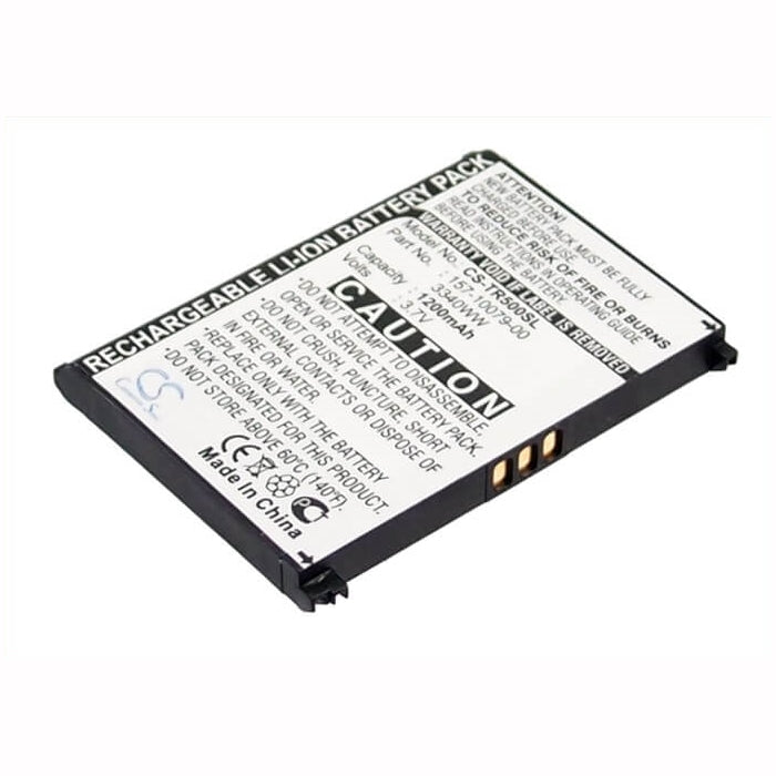 3.7V, 1200mAh, Li-ion Battery fits Palm, Castle, Centro, 4.44Wh