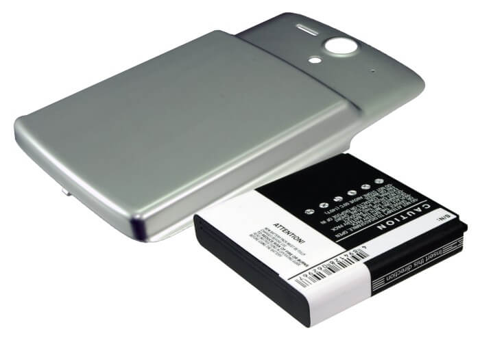 Silver, 3.7V, 3600mAh, Li-ion Battery fits Huawei, Ascend U8815, U8815, 13.32Wh