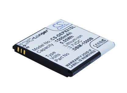 3.7V, 1500mAh, Li-ion Battery fits Doro, 6778, Liberto 820 Mini, 5.55Wh