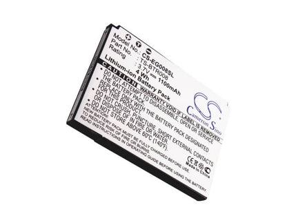3.7V, 1100mAh, Li-ion Battery fits Ntt Docomo, T-01a, T-01b, 4.07Wh