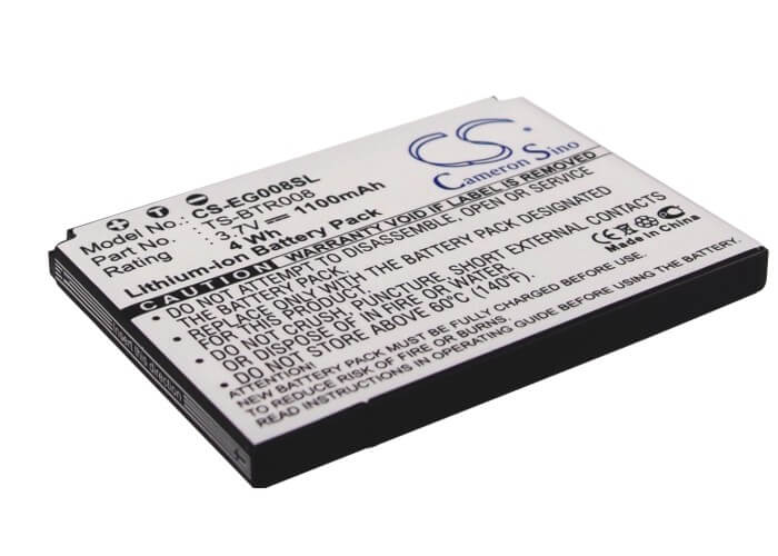 3.7V, 1100mAh, Li-ion Battery fits Toshiba, T-01a, Tg01, 4.07Wh