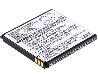 3.7V, 1500mAh, Li-ion Battery fits Tcl, A865, J320c, 5.55Wh