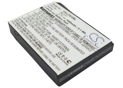 3.7V, 1400mAh, Li-ion Battery fits Lenovo, I510, 5.18Wh