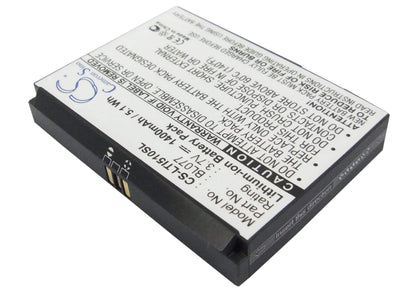 3.7V, 1400mAh, Li-ion Battery fits Lenovo, I510, 5.18Wh