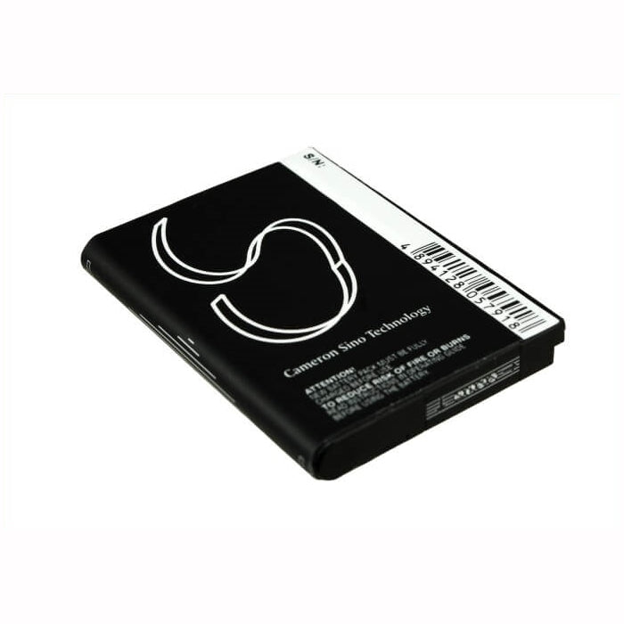 3.7V, 1200mAh, Li-ion Battery fits Blackberry, Jennings, Torch, 4.44Wh
