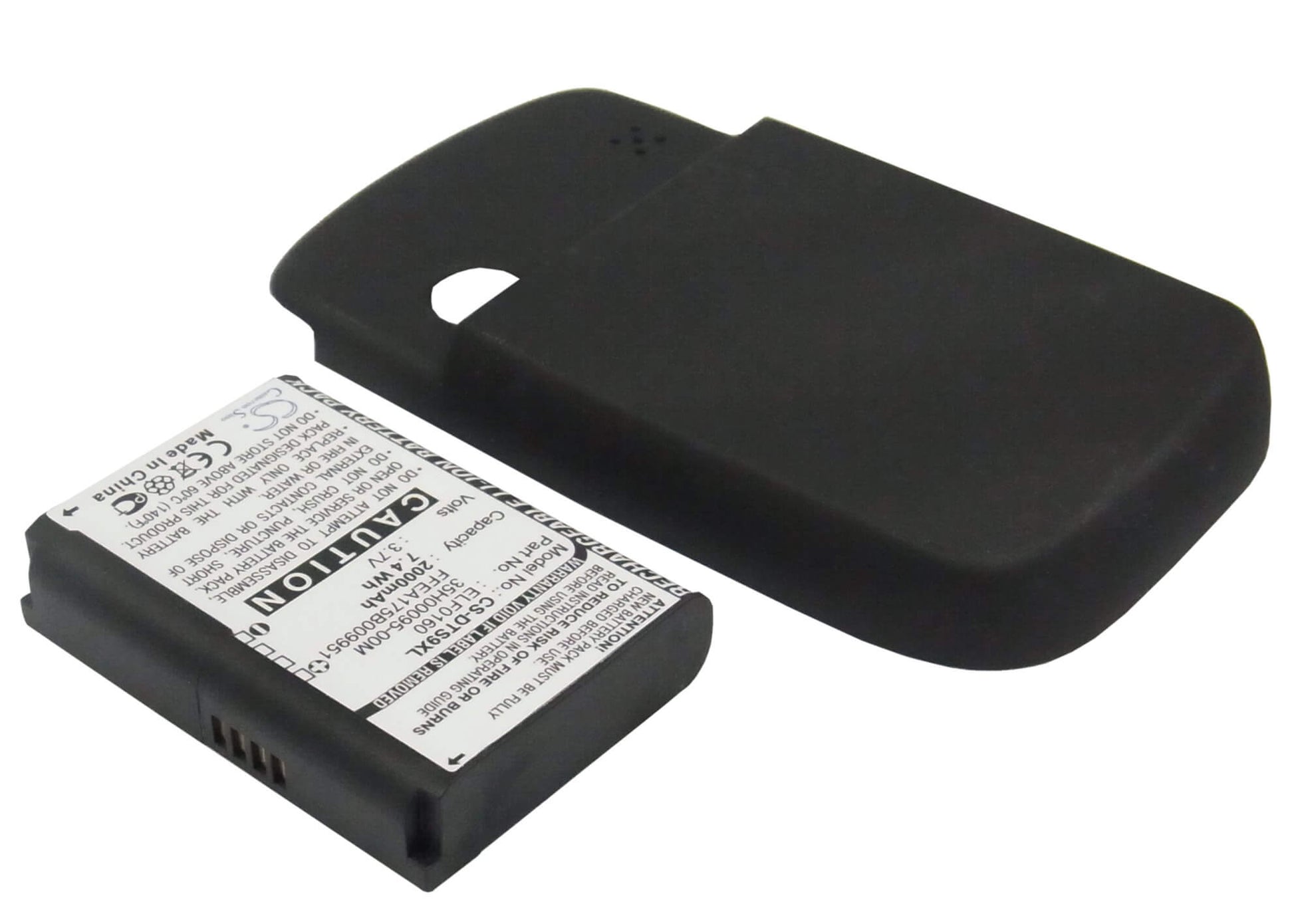 3.7V, 2000mAh, Li-ion Battery fits Htc, Touch P3450, 7.4Wh