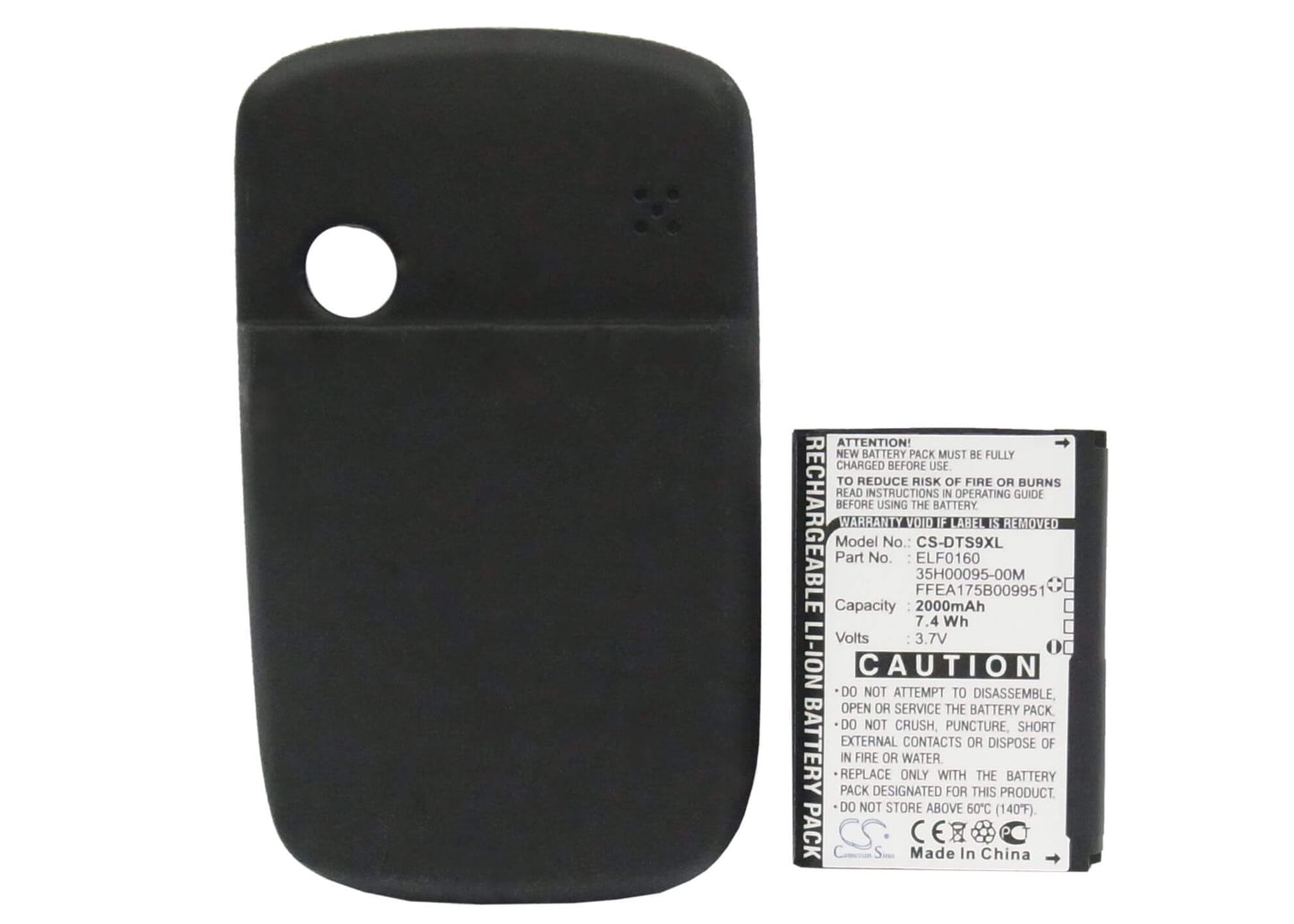 3.7V, 2000mAh, Li-ion Battery fits Verizon, Touch Xv6900, 7.4Wh