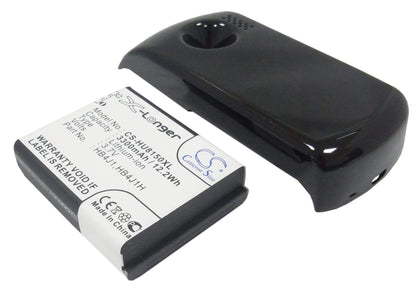 3.7V, 3300mAh, Li-ion Battery fits Huawei, Ideos, U8150, 12.21Wh