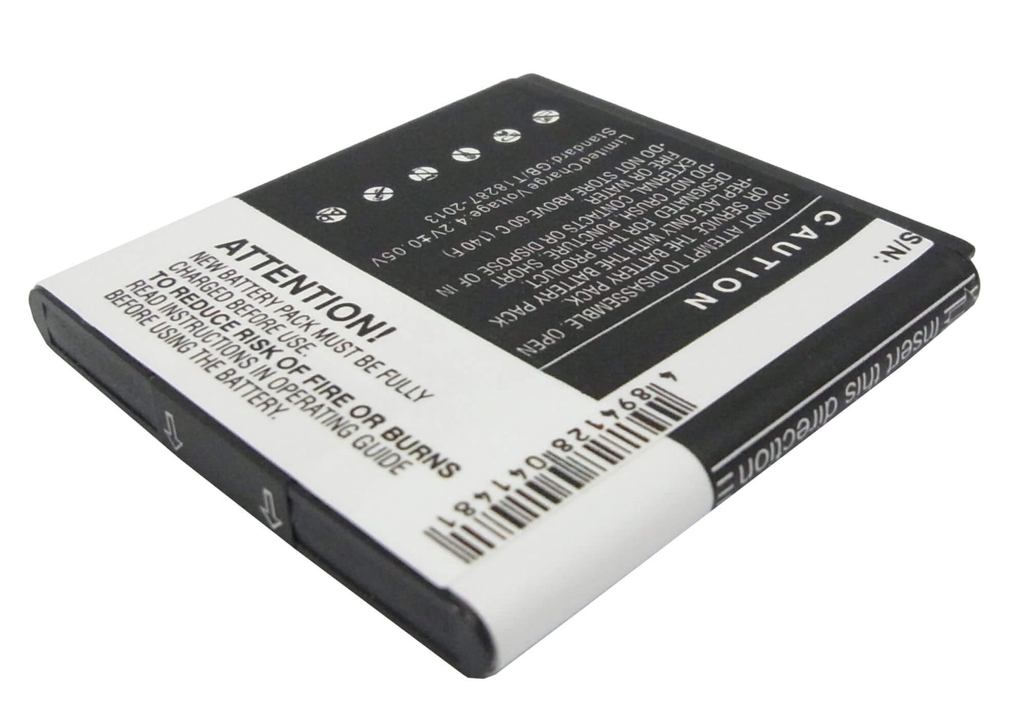 3.7V, 1550mAh, Li-ion Battery fits Verizon, Eb575152la, Eb575152lu, 5.735Wh