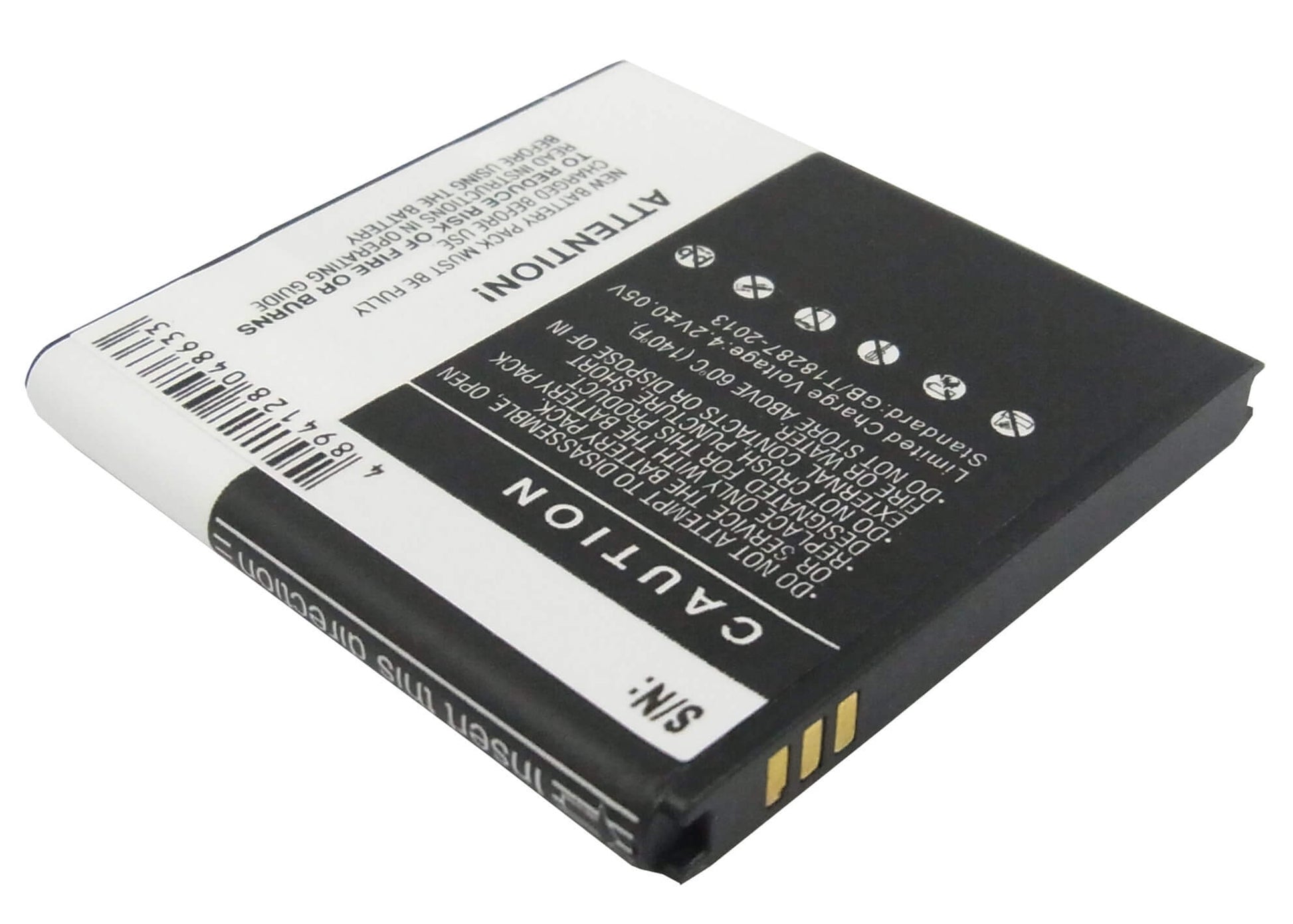 3.7V, 1750mAh, Li-ion Battery fits Verizon, Eb575152la, Eb575152lu, 6.475Wh