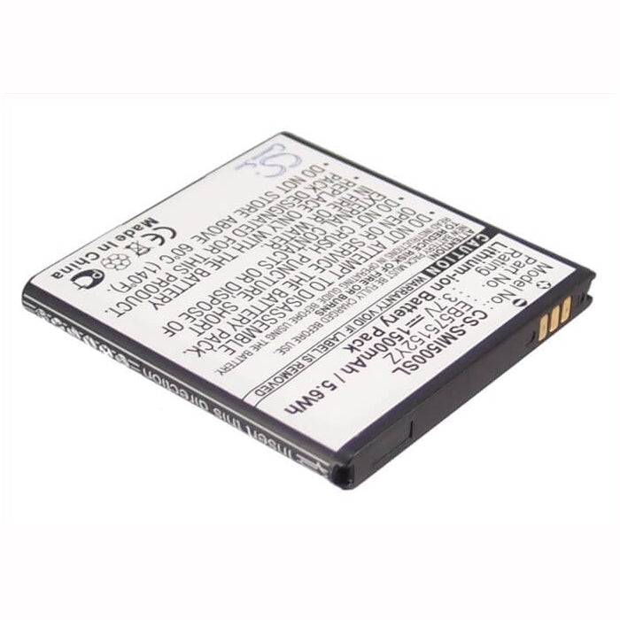 3.7V, 1500mAh, Li-ion Battery fits Samsung, Sch-i500, 5.55Wh