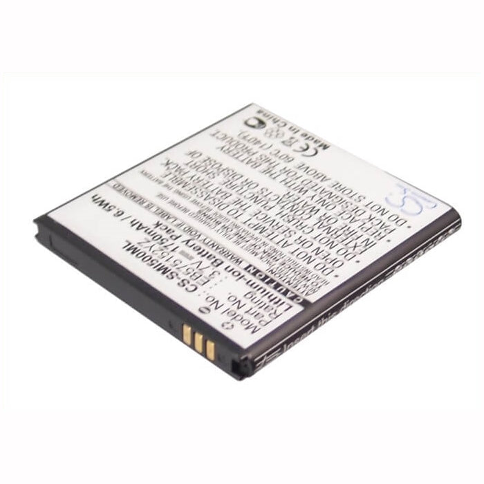 3.7V, 1750mAh, Li-ion Battery fits Samsung, Sch-i500s, 6.475Wh