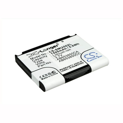 3.7V, 1500mAh, Li-ion Battery fits Samsung, Behold Ii T939, Gt-i809, 5.55Wh