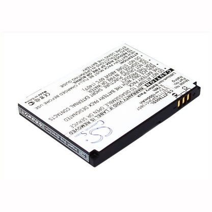3.7V, 1000mAh, Li-ion Battery fits Zte, C160, C180, 3.7Wh