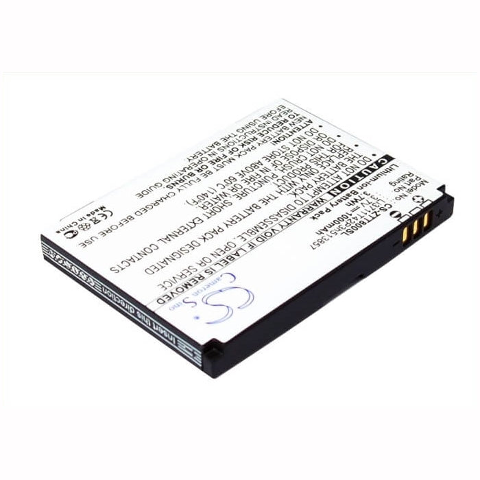 3.7V, 1000mAh, Li-ion Battery fits Vodafone, P752d, 3.7Wh