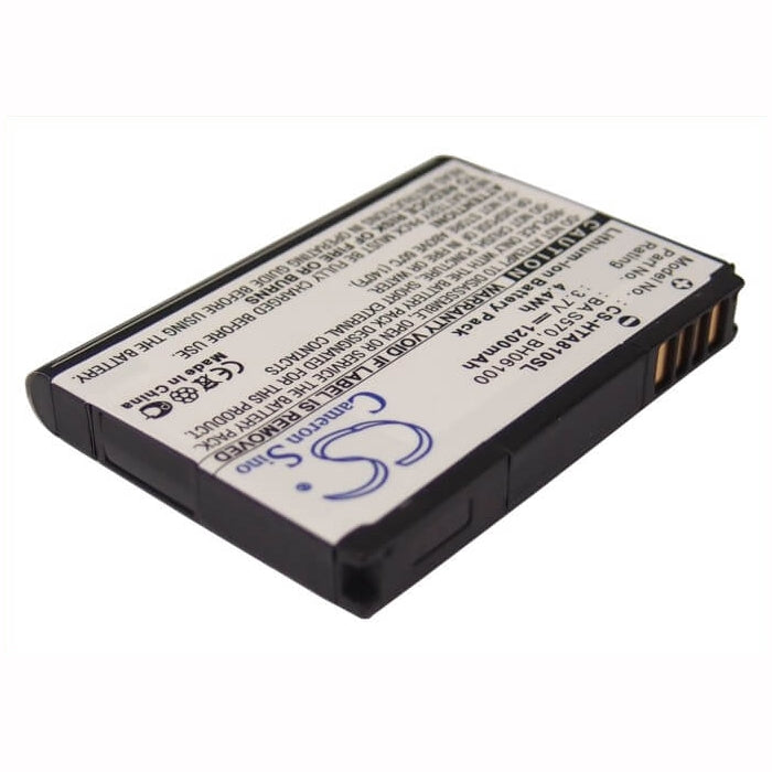 3.7V, 1200mAh, Li-ion Battery fits At&t, Status, 4.44Wh