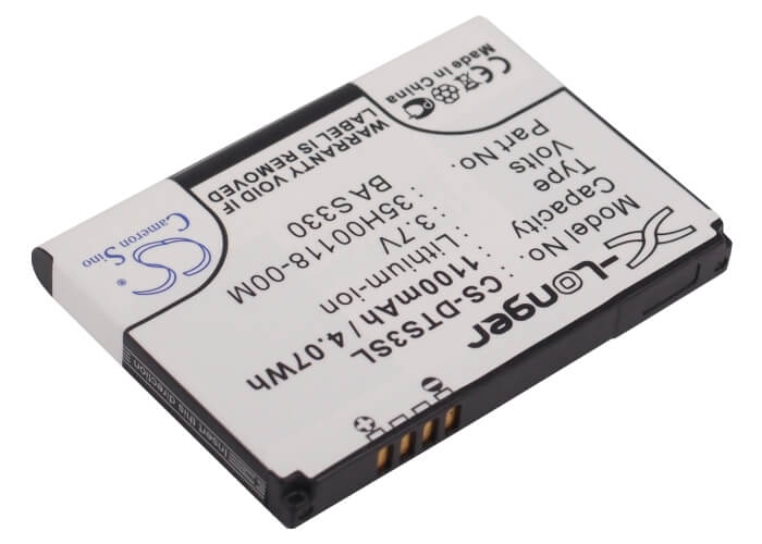 3.7V, 1100mAh, Li-ion Battery fits O2, Xda Guide, 4.07Wh