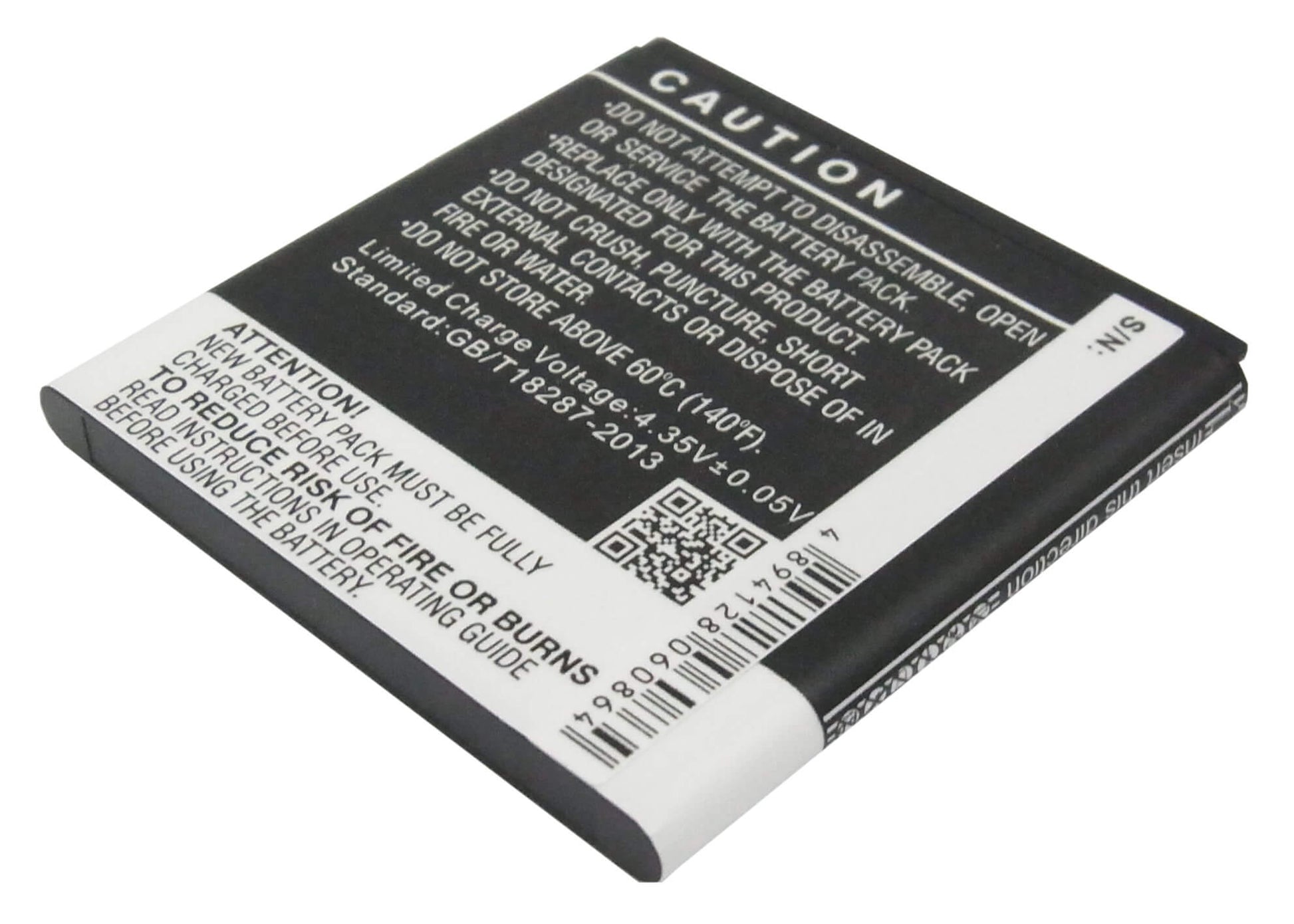 3.8V, 1600mAh, Li-ion Battery fits Samsung, Galaxy S Advance, Gt-b9120, 6.08Wh