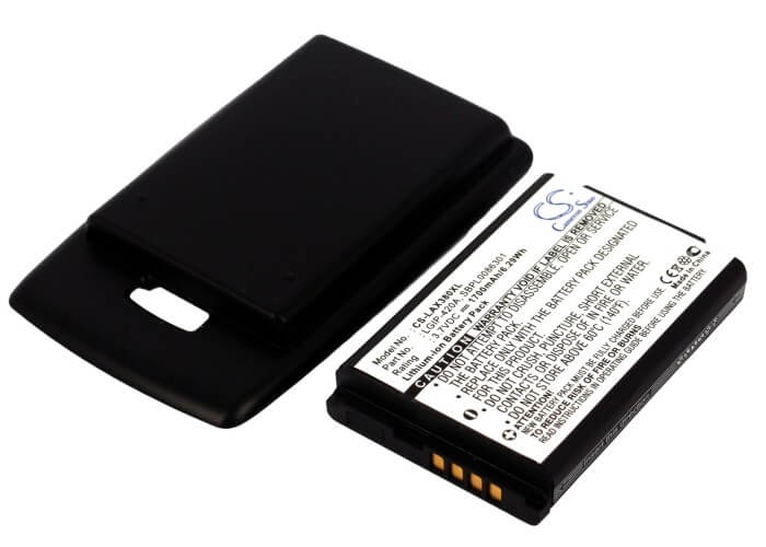 3.7V, 1700mAh, Li-ion Battery fits Lg, Ax380, 6.29Wh