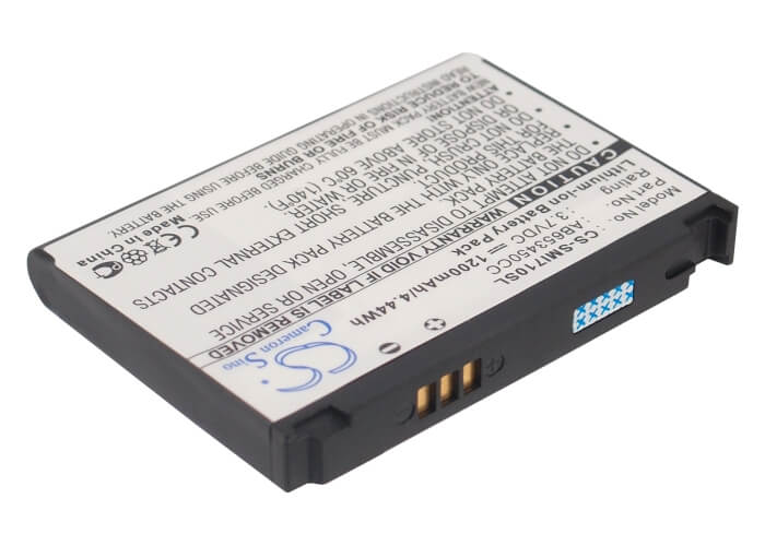 3.7V, 1200mAh, Li-ion Battery fits Samsung, Sgh-i710, Sgh-i718, 4.44Wh