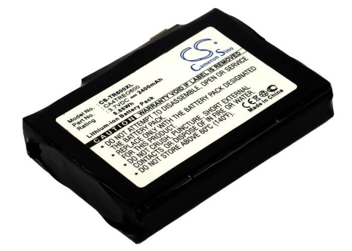 3.7V, 2400mAh, Li-ion Battery fits Palm, Treo 600, Treo 610, 8.88Wh