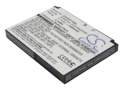 3.7V, 1200mAh, Li-ion Battery fits Toshiba, Portege G710, 4.44Wh