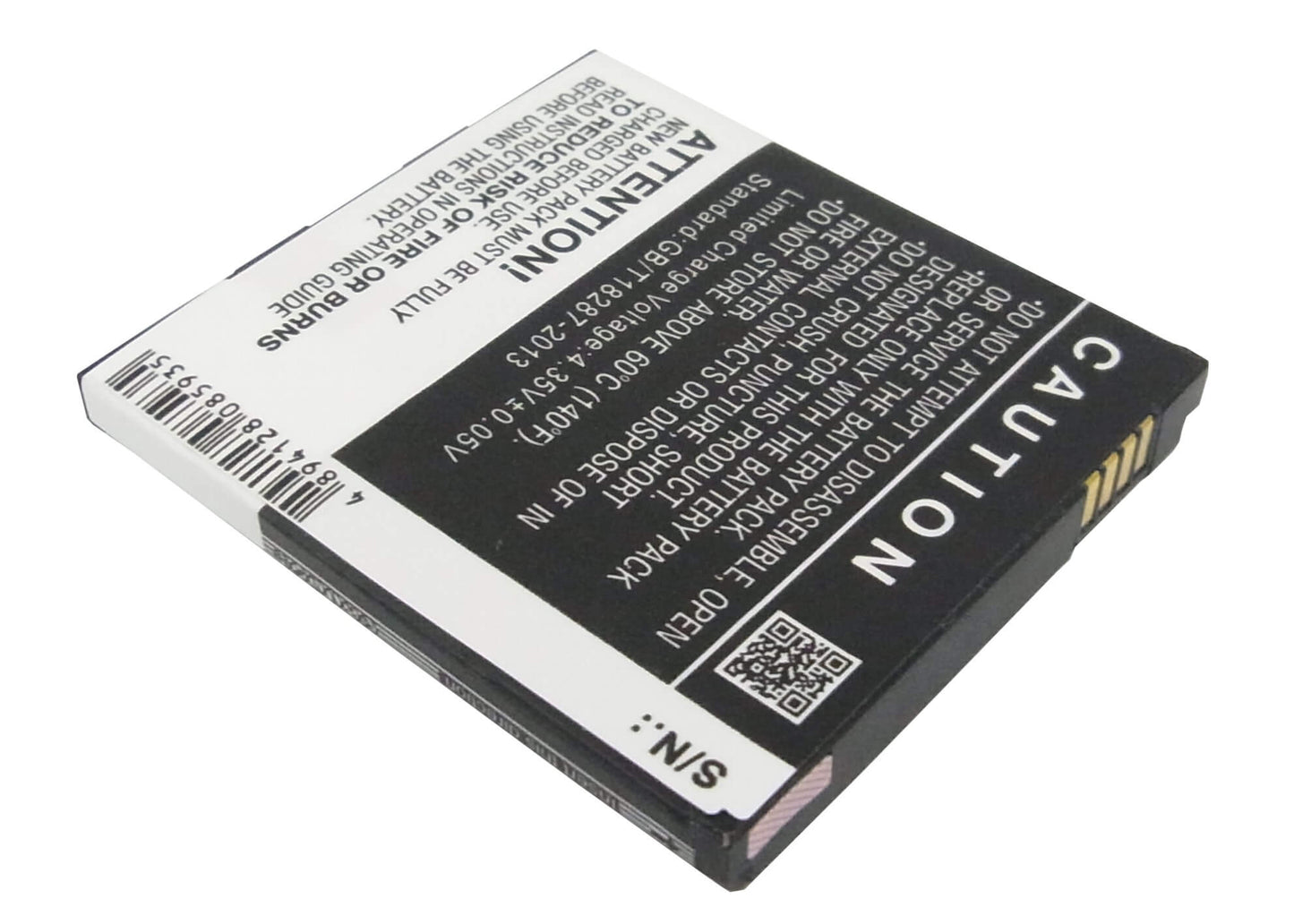 3.8V, 1550mAh, Li-Polymer Battery fits Motorola, Motosmart Plus, Pro, 5.89Wh